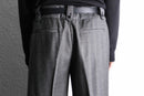 tailored herringbone flare pants