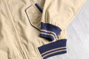 1980’s~90’s beige × navy reversible blouson