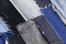''Re:make''random pattern denim design jacket