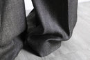 tailored herringbone flare pants