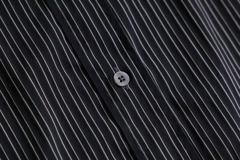 1990s ARMANI COLLEZIONI cotton nylon stripe shirt