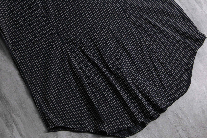 1990s ARMANI COLLEZIONI cotton nylon stripe shirt