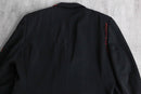 "Re:make" leather patchwork tailored jacket