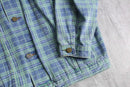 pastel check cotton tracker jacket