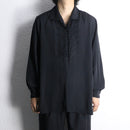 front embroidery L/S shirt