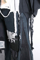 "Re:make" braided fringe lace damaged Tee