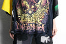 "Re:make" braided fringe damaged Tee