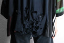 "Re:make" braided fringe damaged Tee