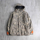 1990’s “Colmbia” camo like geometric pattern convert nylon jacket