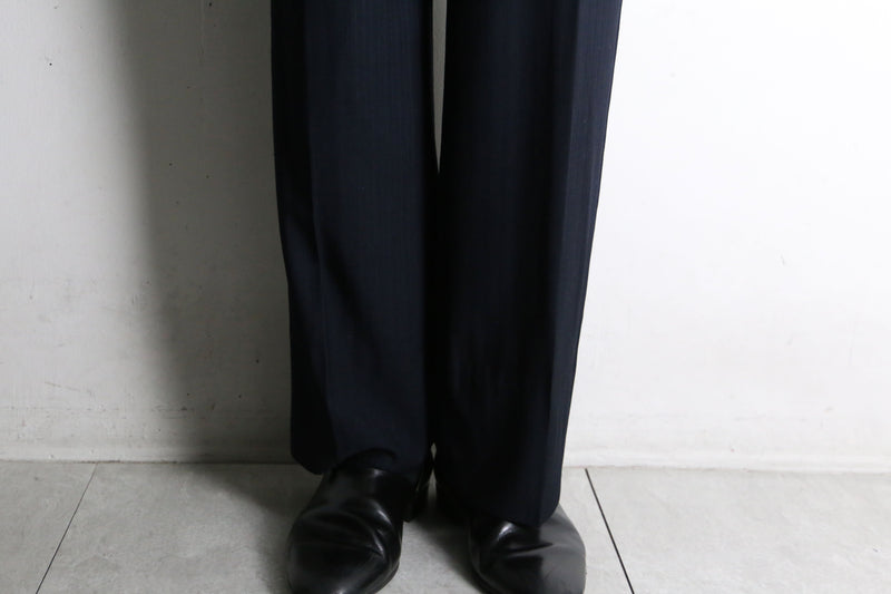 dark navy stripe slacks