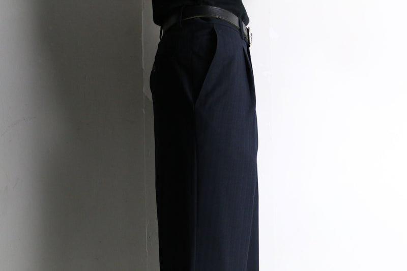 dark navy stripe slacks