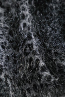 1990s leopard shaggy shirt jacket