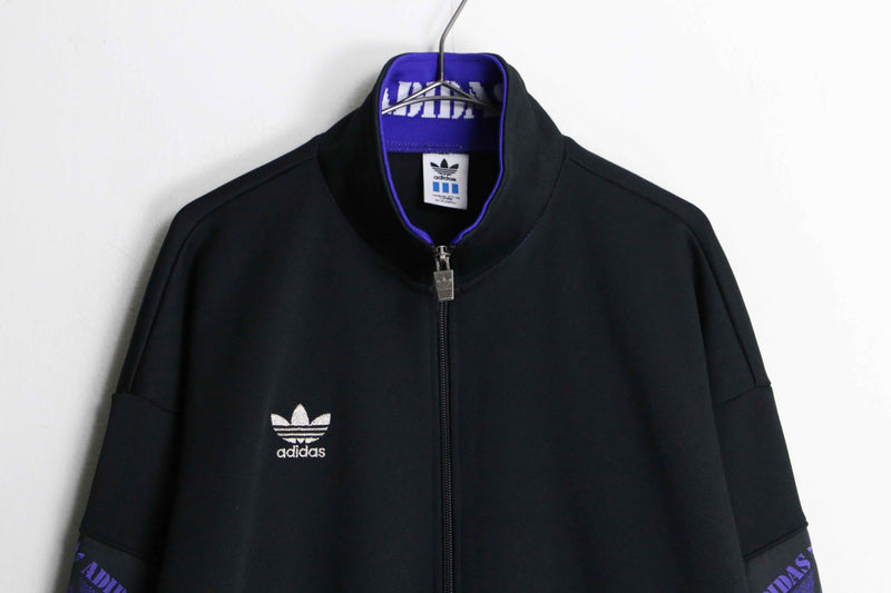 ~90s “adidas” black color track jacket