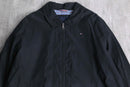 ”TOMMY HILFIGER” black color harrington Jacket