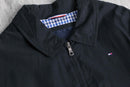 ”TOMMY HILFIGER” black color harrington Jacket