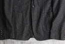 black 1B single easy tailored jacket