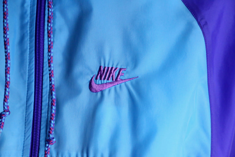 “NIKE” purple color nylon set up