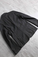 black 1B single easy tailored jacket