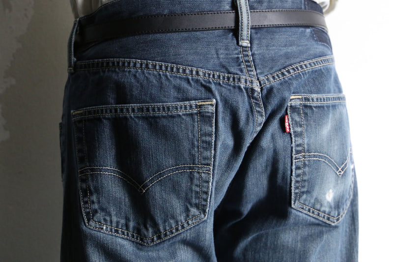 "Re:make" upside down flare denim