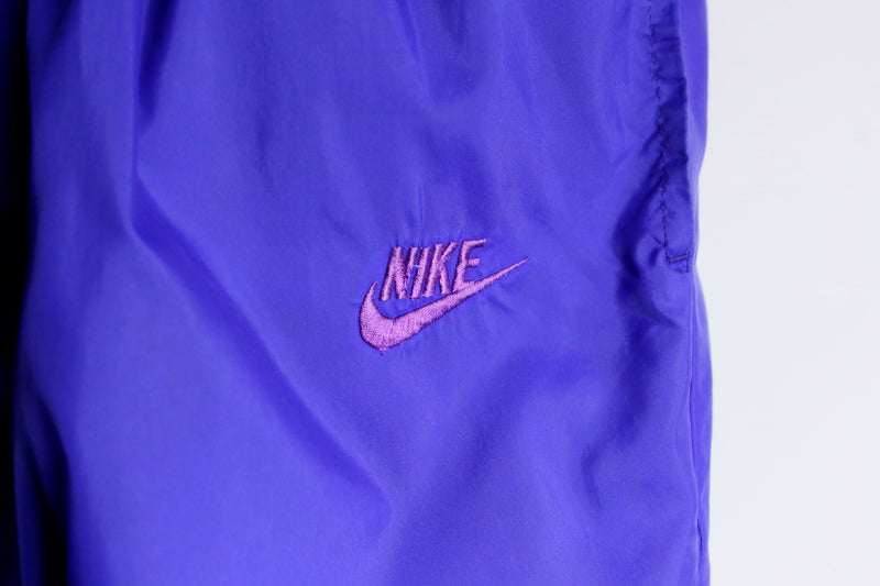 “NIKE” purple color nylon set up