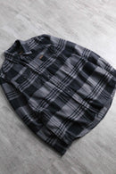 "ORVIS" check flannel heavy cotton shirt
