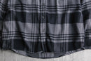 "ORVIS" check flannel heavy cotton shirt