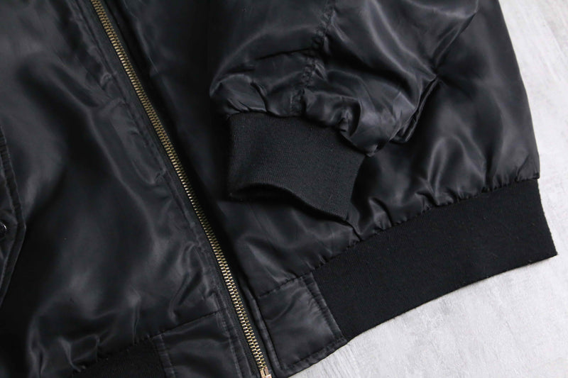 1990-00s ARIZONA JEAN CO hooded MA-1 sampling jacket