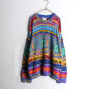 “COOGI” koala & kangaroo & seeing spot australia pattern 3D knit