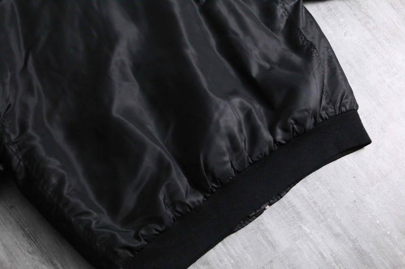 1990-00s ARIZONA JEAN CO hooded MA-1 sampling jacket