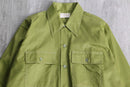 70’s “ARROW” lime green box cut shirt