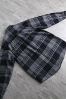 "ORVIS" check flannel heavy cotton shirt