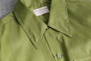 70’s “ARROW” lime green box cut shirt
