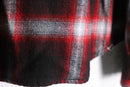 ombre check flannel shirt
