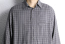 “Zanella” gray check cotton shirt
