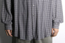 “Zanella” gray check cotton shirt