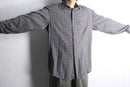 “Zanella” gray check cotton shirt