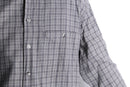 “Zanella” gray check cotton shirt