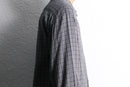 “Zanella” gray check cotton shirt