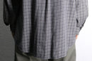 “Zanella” gray check cotton shirt
