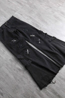 "Re:make" side docking super flare denim