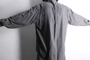 “Zanella” gray check cotton shirt