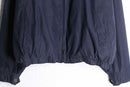“Claiborne”navy color zip-up blouson