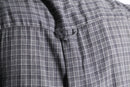 “Zanella” gray check cotton shirt