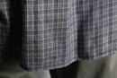 “Zanella” gray check cotton shirt