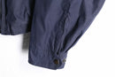“Claiborne”navy color zip-up blouson