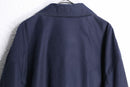“Claiborne”navy color zip-up blouson