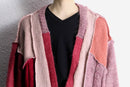 "Re:make" colorful mohair cardigan