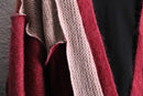 "Re:make" colorful mohair cardigan