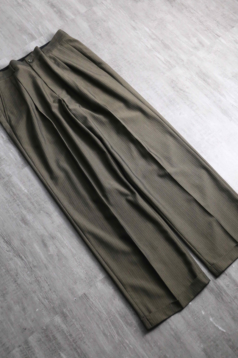 1990s claiborne herringbone twill stripe slacks