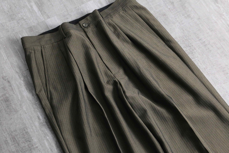 1990s claiborne herringbone twill stripe slacks